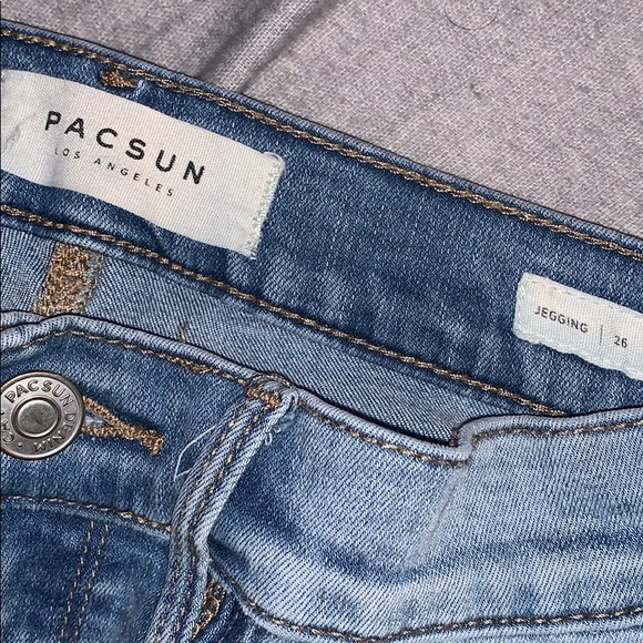 PACSUN light wash jeggings - Picture 3 of 5